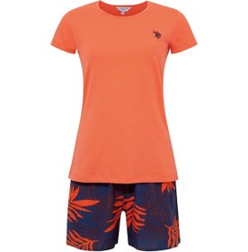 Resim U.s. Polo Assn. Kadın Mercan Şort Takım Mercan 