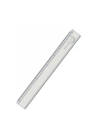 Resim Ark Mercekli Geniş Büro Cetveli 30 cm 179 Şeffaf 