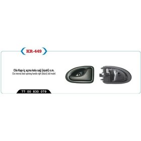 Resim Kr-449 - Kapı Açma Kolu Içsag Megane Master Logan 