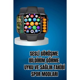 Resim Marsilyan Kaliteli Akıllı Saat Ve Kaliteli Bluetooth Kulaklık Anc Özelliği Uzun Pil Ömrü 