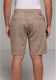 Resim Colin's Colins Regular Fit Orta Bel Düz Erkek Kahverengi Şort Cl1080006 Q1.v2 Cml Camel 