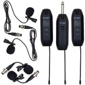 Resim Magıcvoıce Mv 19596 Uhf Enstrüman Tip Kablosuz Mikrofon Üçlü Set 