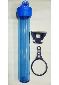 Resim 20Inch Su Arıtma Filtre Kabı Uzun Tip Yarım Parmak 1/2 Giriş 