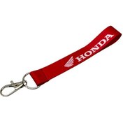 Resim Honda Anahtarlık Kumaş Kırmızı 