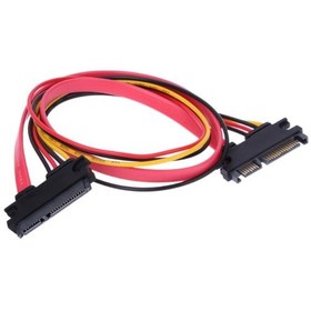 Resim Sata Uzatma Kablosu 15+7 22 Pin Erkek Dişi 45Cm 