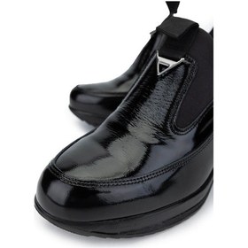 Resim Tamer Tanca Kadın Hakiki Deri Siyah Rugan Casual Ayakkabı 322 2111522 Bn Ayk Sk24-25 Sıyah Rgn Siyah Rugan 