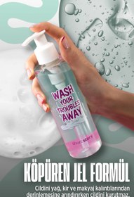 Resim Short Story Wash Your Troubles Away | Nazik Yüz Temizleme Jeli 200Ml | Hiyalüronik Asit, Niasinamid, Aloe Vera Içerikli Formül | Tüm Cilt Tipleri 