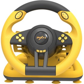 Resim Coverzone Direksiyon Seti – 180° Dönüş, Çift Motor Titreşim, Pedal ve Vitesli Oyun Direksiyonu | PXN V3 Pro 