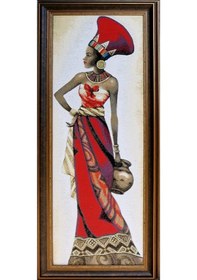 Resim Figüratif Seri-34 Dokuma Goblen Kumaş-Etnik3 