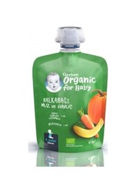 Resim Gerber Organik Muzlu ve Havuçlu Balkabağı Püresi 90 G 