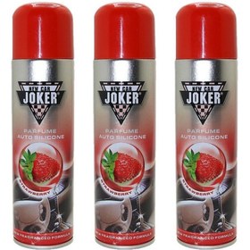 Resim joker Torpido Parlatıcı Parfümlü Göğüs Parlatıcı Sprey Çilekli 3 Adet 
