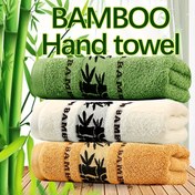 Resim 3 adet Bambu Lif Havlu Seti, 71.12x30.48cm, Yumuşak, Emici, Hızlı Kuruyan, Cilt Dostu Bambu Desenli El Havluları Yetişkin Banyoları İçin, Modern Tarz, 480gs, Yıkama Bezleri 