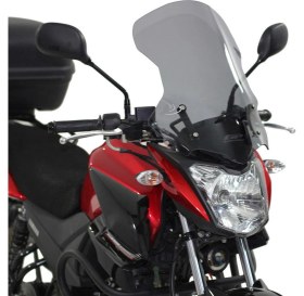 Resim GP Kompozit Yamaha YS 125 2017-2020 Uyumlu Ön Cam Füme 50 cm 