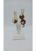 Resim Harmeljewelry Kedi Pati Küpe Çok Renkli 