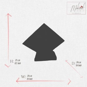 Resim Mukemel El Yapımı Siyah Mermer Tabanlı Kehribar Piramit – Eşsiz Ev Dekoru- Mükemel orijinal tasarım 