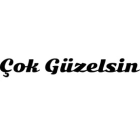 Resim Şallı Reklam Çok Güzelsin Ayna Sticker 