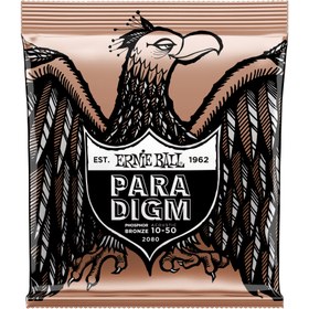 Resim Ernie Ball 2080 Paradigm Extra Light Phosphor Bronze Akustik Gitar Teli (10-50) 