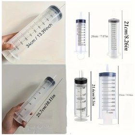 Resim Willowhaven 11.83oz+39.37inch Tüp 2'li Enjeksiyon Pompası Araç Yağ Yakıt Transfer Seti 