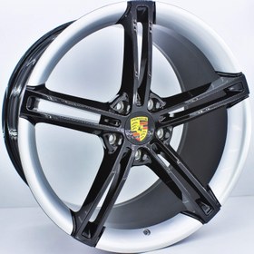 Resim R1 Wheels 21 inç 5*130 ET60 Siyah-Gri Jant Takımı (J-938) 