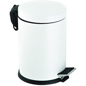 Resim Dibanyo Pedallı Çöp Kovası Beyaz 12 Litre Beyaz 