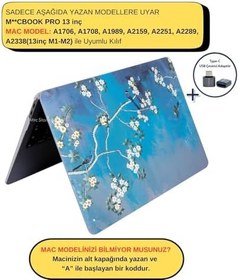 Resim McStorey MacBook Pro 13 Sanatsal Desenli Kılıf A1706 A1708 A1989 A2159 A2251 A2289 A2338 M1 M2 Uyumlu Baskılı Kristal Sert Kılıf Koruyucu Kapak Yeşil Sarı 