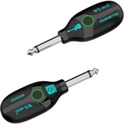 Resim Kablosuz Gitar İletim Sistemi 2.4G, 4 Kanal, Taşınabilir, Şarj Edilebilir Pil - Bir Verici ve Alıcı Elektrikli Müzik Enstrümanları İçin, Gitar Vericisi, Stüdyo Kayıt Kurulumu,Canlı Performans Ekipmanları,Şık Ses Sistemi,Hafif Alıcı,Sağlam Yapı,Güvenilir İletim,Gitar Monitör Sistemi,Ses İletim Cihazı,Canlı Performans Sanatçıları,Gitaristler 
