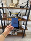 Resim EFE DERİ Efe Deri Mazda Dikişli Araç Ruhsat Kılıfı Kabı Oto Ruhsatlık Araba Ruhsat Koruyucu 