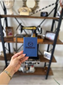 Resim EFE DERİ Efe Deri Mazda Dikişli Araç Ruhsat Kılıfı Kabı Oto Ruhsatlık Araba Ruhsat Koruyucu 