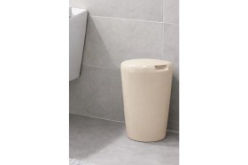 Resim Primanova 6 Lt Banyo Mutfak Tezgah Üstü Çöp Kovası - Bej 