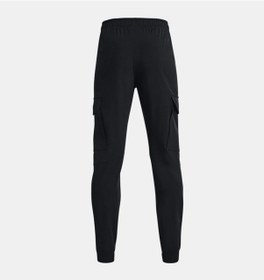 Resim Under Armour Erkek Çocuk UA Pennant Dokuma Kargo Eşofman Altı 1377360-001 Siyah 