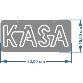 Resim Kasa Yazısı Neon Led Dükkan - İşyeri - Cafe - Lokanta Kasa Banko Yazısı Pembe Pempe 