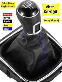 Resim GD Life Her Araca Uyumlu mavi Dikiş Vites Kılıfı 