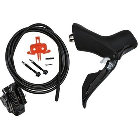 Resim Shimano Dura-Ace Di2 ST-R9270+BR-R9270 Hidrolik Disk Fren Seti 2x Siyah 