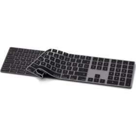 Resim McStorey Apple Magic Keyboard-2 ile Uyumlu Klavye Koruyucu A1843 UK-US İngilizce-Türkçe Baskı 