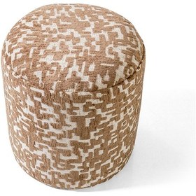 Resim Pixel İnferno Kahverengi Puff Kahverengi 