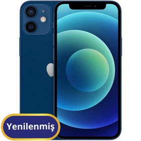 Resim Apple iPhone 12 Mini Yenilenmiş TR Garanti | 128 GB Mavi 