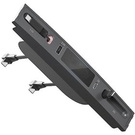 Resim Samdoo Tesla Model 3/y Genişletme Hub'ı - Pd Hızlı Şarj, Usb-c Ve Usb Bağlantılı Siyah Araç İçi Şarj İstasyonu 