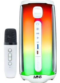 Resim NewFace FLZ Pluse 5 Mikrofonlu RGB Kablosuz Hoparlör - Siyah 