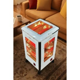 Resim Kiwi KHT-8407 Quartz Isıtıcı 5 Yönlü Isıtma & Enerji Tasarruflu Kuvars Tüp & Taşınabilir Tasarım 