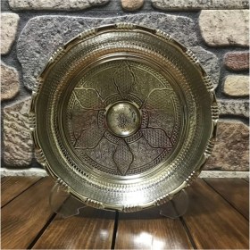 Resim Efemir Nikelajlı Bakır Hamam Tası 20 cm 
