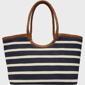 Resim Tommy Hilfiger Bayan Çanta Aw0aw18400 0gy Lacivert-beyaz 