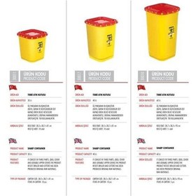 Resim Tıbbi Atık Kutusu 60 Lt 