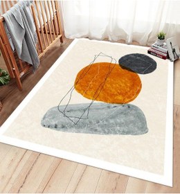 Resim Etnik Desenli Çocuk Odası Halısı Çok Renkli 