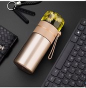 Resim 739 316 Paslanmaz Çelik Çay Bardağı Termos Bardak Altın 