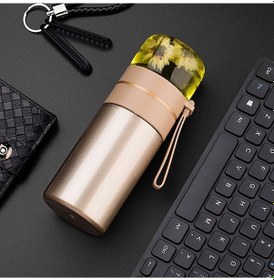 Resim 739 316 Paslanmaz Çelik Çay Bardağı Termos Bardak Altın 