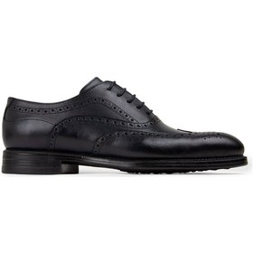 Resim Deery Hakiki Deri Lacivert Klasik Erkek Oxford Ayakkabı - 01511mlcvc01 