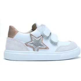 Resim Ga23009 Kifidis-kids Unisex Çocuk Deri Ayakkabı 23-35 Beyaz - Pembe Deri - Beyaz / Pembe Beyaz - Pembe 