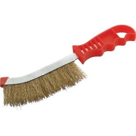 Resim Paslanmaz Plastik Saplı Tel Fırça-10069 