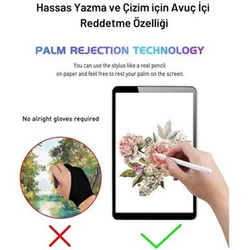 Resim Apple Uyumlu iPad 10.2 8.Nesil Yazım Çizim için Dokunmatik Stylus Kalem 
