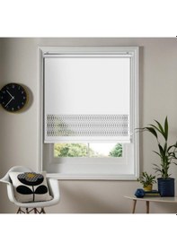 Resim Lazerli İthal Mat Stor Perde 